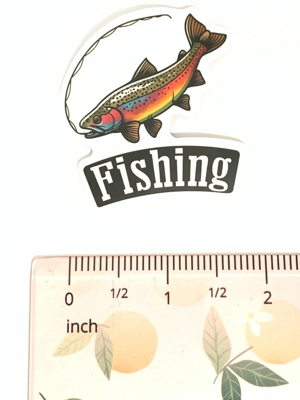 Fishing Trout Sticker - Rainbow Fish Decal